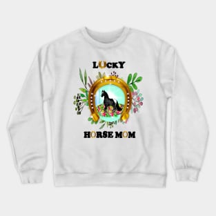 Horse and Horseshoe Crewneck Sweatshirt